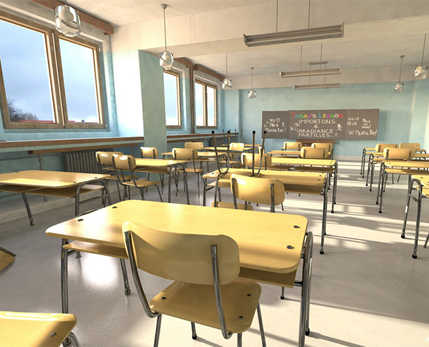 Hospital school floor